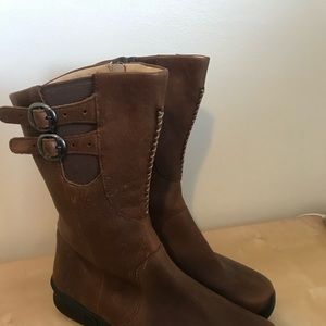 Keen brown leather riding boots size 40 (US 10).